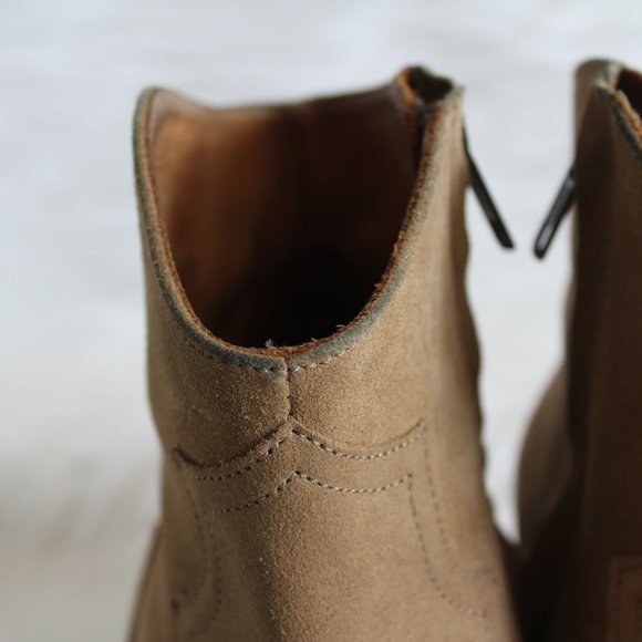 Isabel Marant Etoile Taupe Suede Dicker Boots 38 - Picture 11 of 16